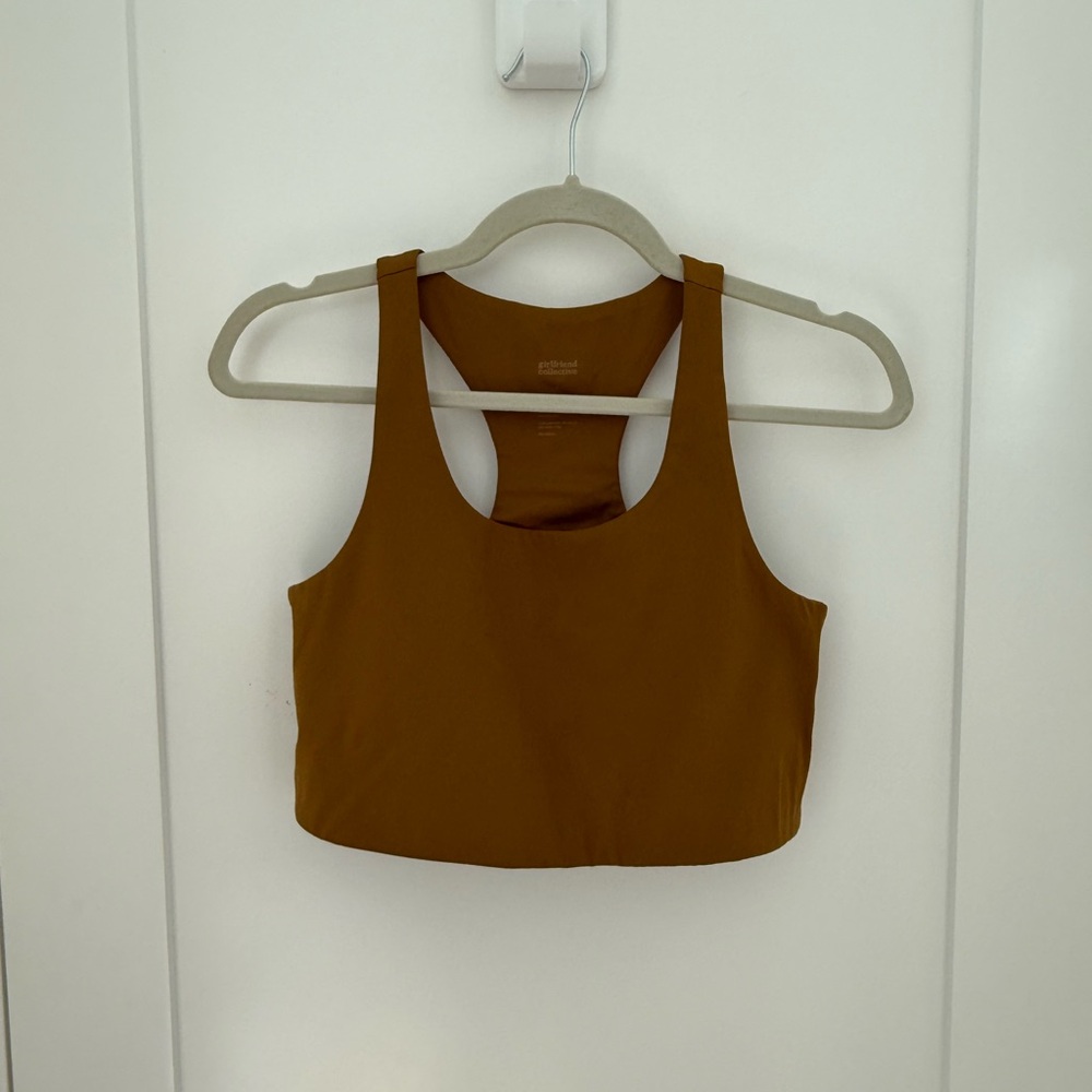 Girlfriend Collective Tan Sports Bra